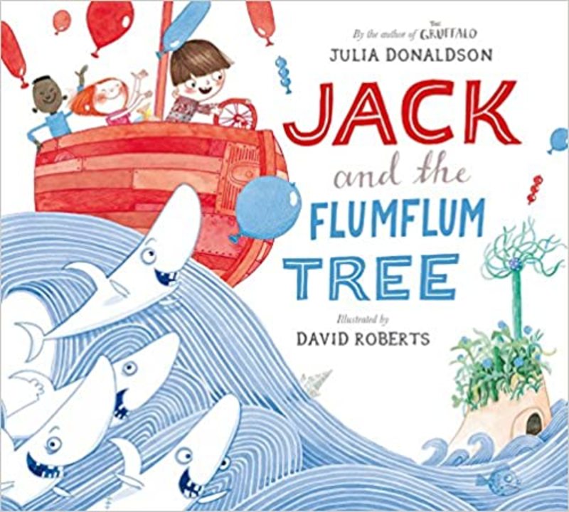 Book cover for "Jack and the Flumflum Tree" by Julia Donaldson