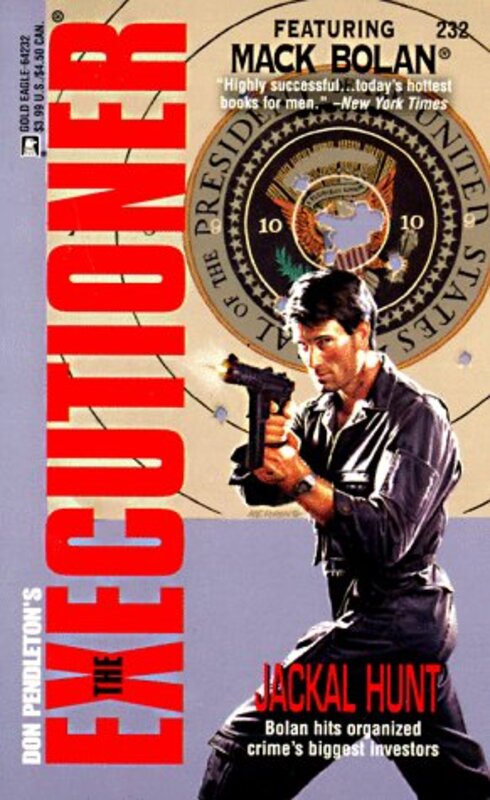 Book cover for "Jackal Hunt" by Don Pendleton