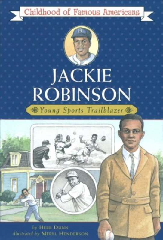 Book cover for "Jackie Robinson" by Dan Gutman