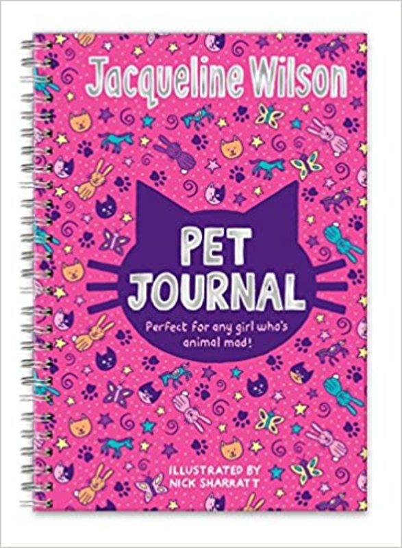 Book cover for "Jacqueline Wilson Pet Journal" by Jacqueline Wilson