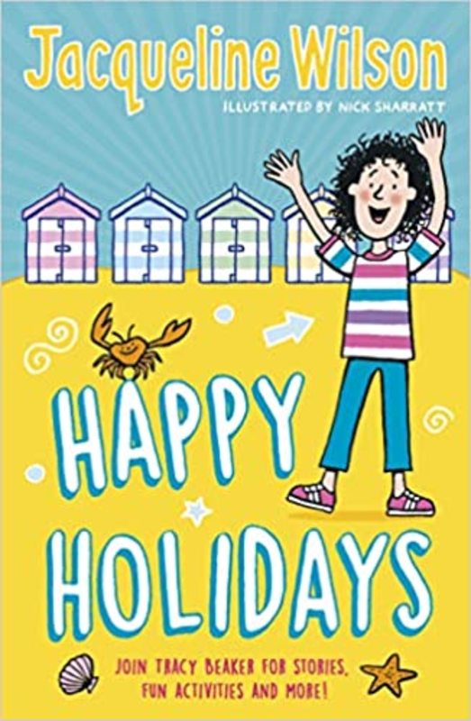 Book cover for "Jacqueline Wilson's Happy Holidays" by Jacqueline Wilson