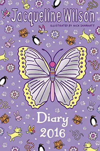 Book cover for "Jacqueline Wilson Diary 2016" by Jacqueline Wilson