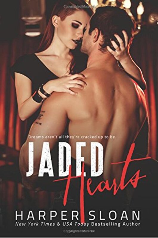 Book cover for "Jaded Hearts" by Harper Sloan