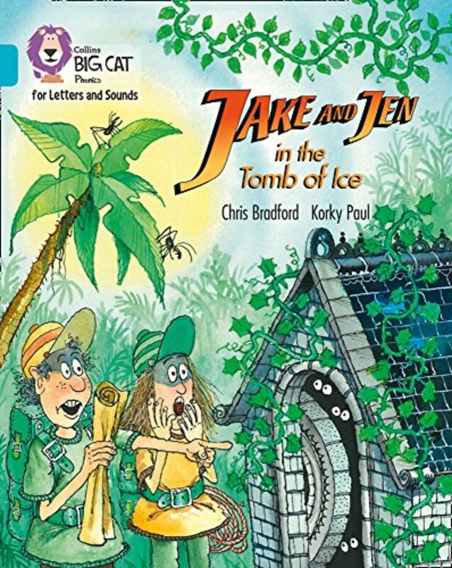 Book cover for "Jake and Jen in the Tomb of Ice" by Chris Bradford