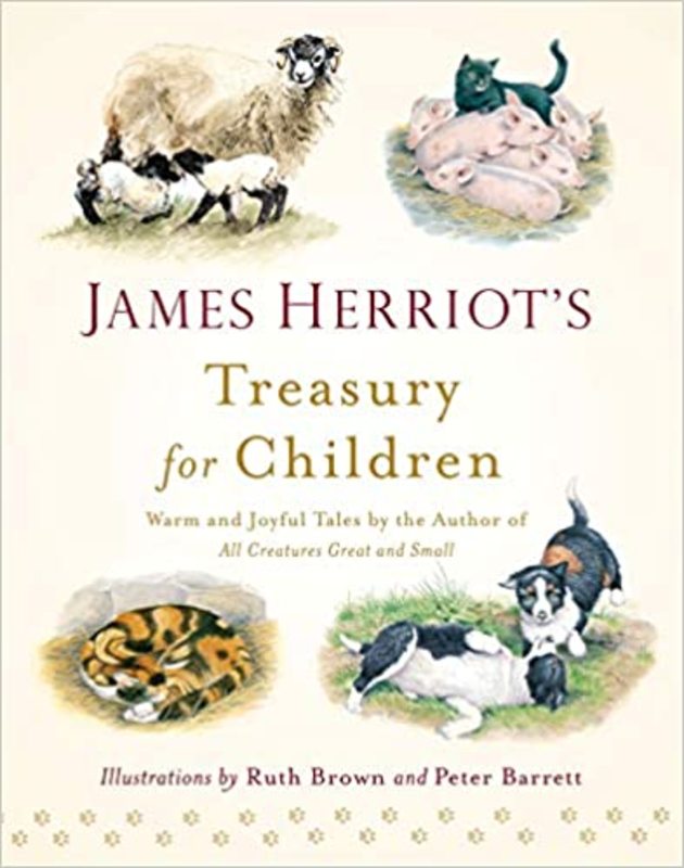Book cover for "James Herriot's Treasury for Children" by James Herriot