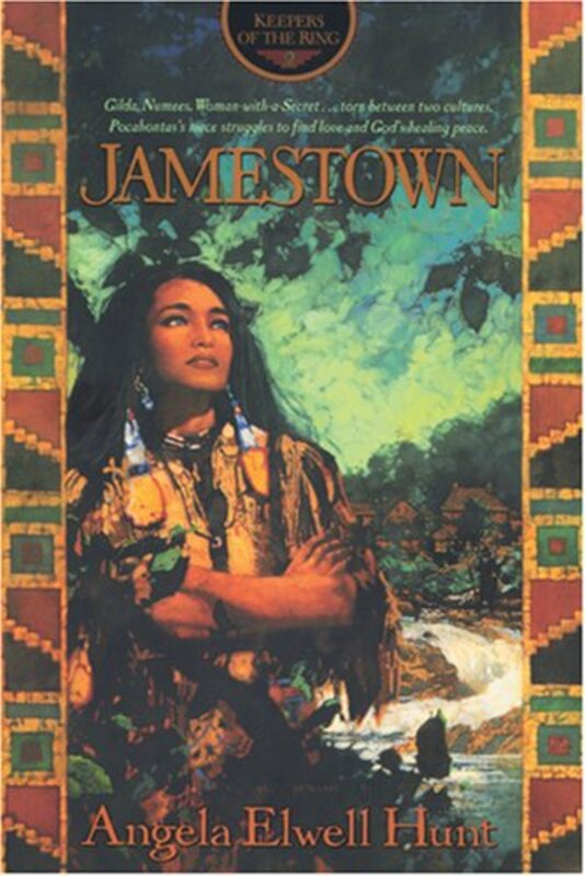 Book cover for "Jamestown" by Angela Elwell Hunt
