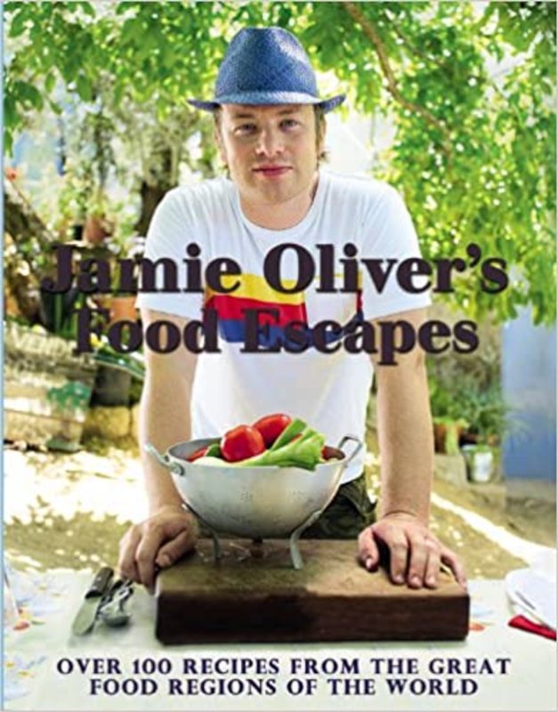 Book cover for "Jamie Oliver's Food Escapes" by Jamie Oliver