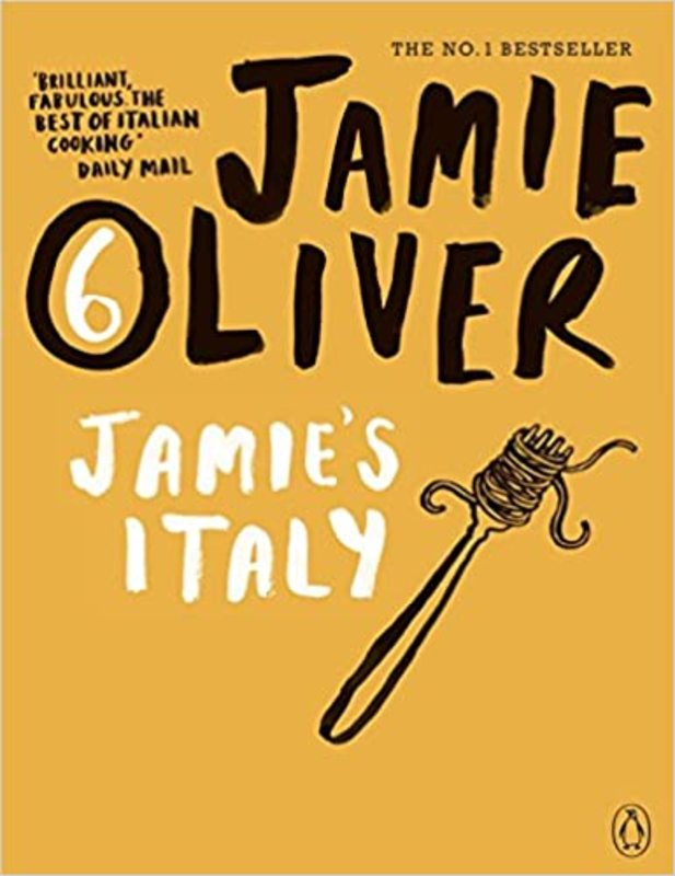 Book cover for "Jamie's Italy" by Jamie Oliver