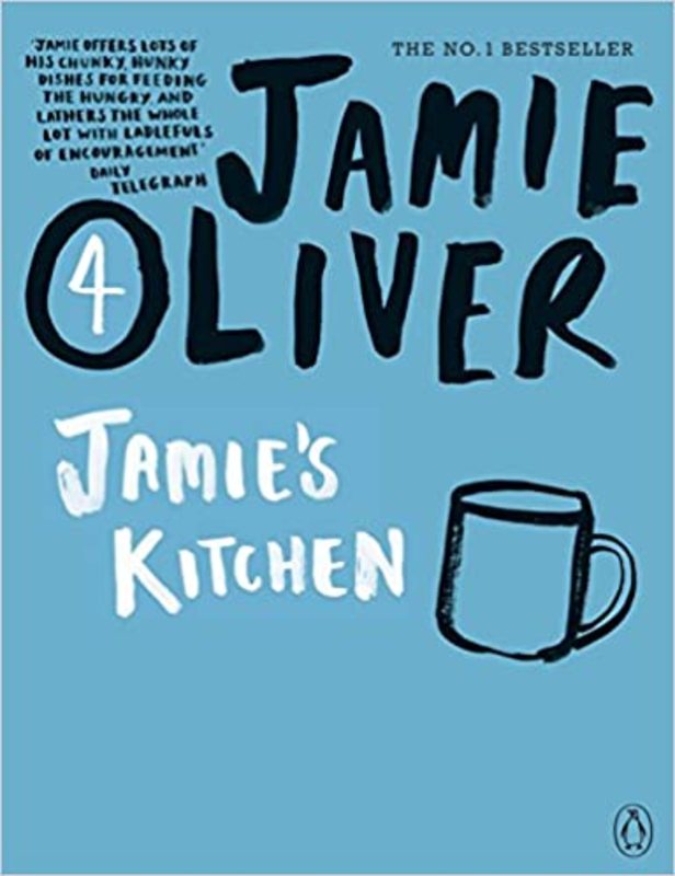 Book cover for "Jamie's Kitchen" by Jamie Oliver