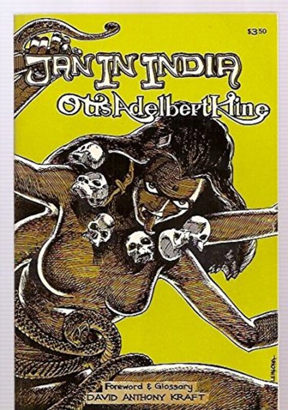 Book cover for "Jan in India" by Otis Adelbert Kline