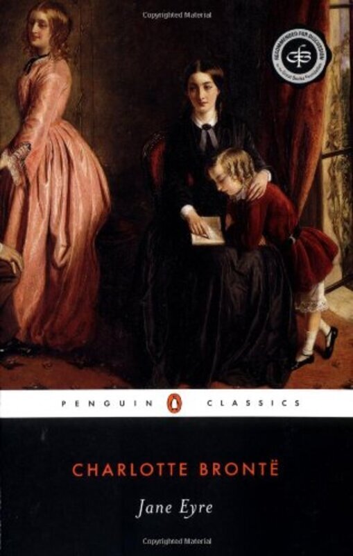 Book cover for "Jane Eyre" by Charlotte Bronte