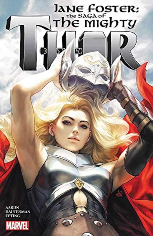 Book cover for "Jane Foster: The Saga of the Mighty Thor" by Noelle Stevenson