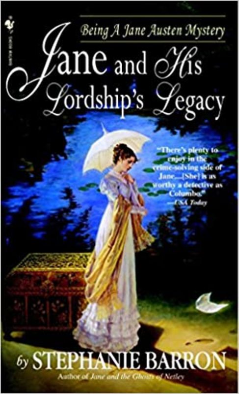 Book cover for "Jane and His Lordship's Legacy" by Stephanie Barron