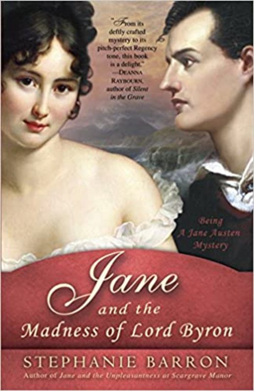 Book cover for "Jane and the Madness of Lord Byron" by Stephanie Barron