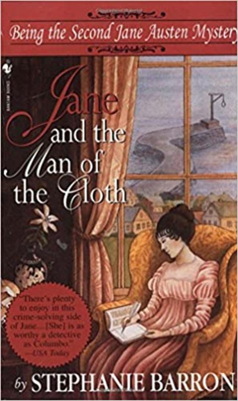 Book cover for "Jane and the Man of the Cloth" by Stephanie Barron