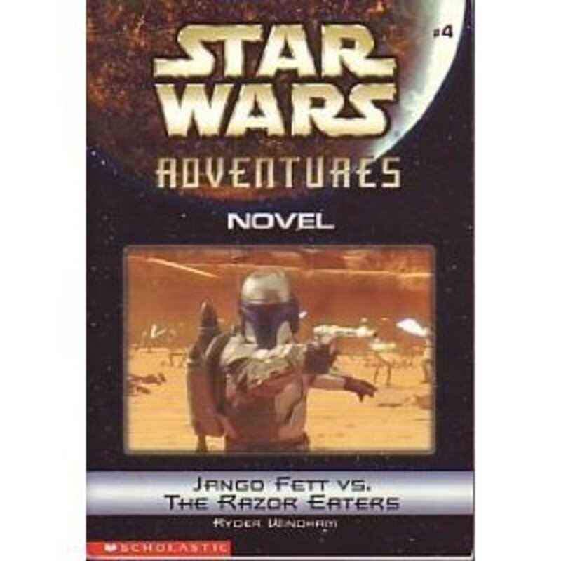 Book cover for "Jango Fett vs. the Razor Eaters" by Troy Denning