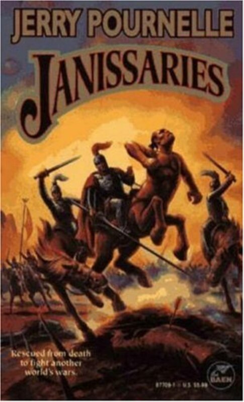 Book cover for "Janissaries" by Jerry Pournelle