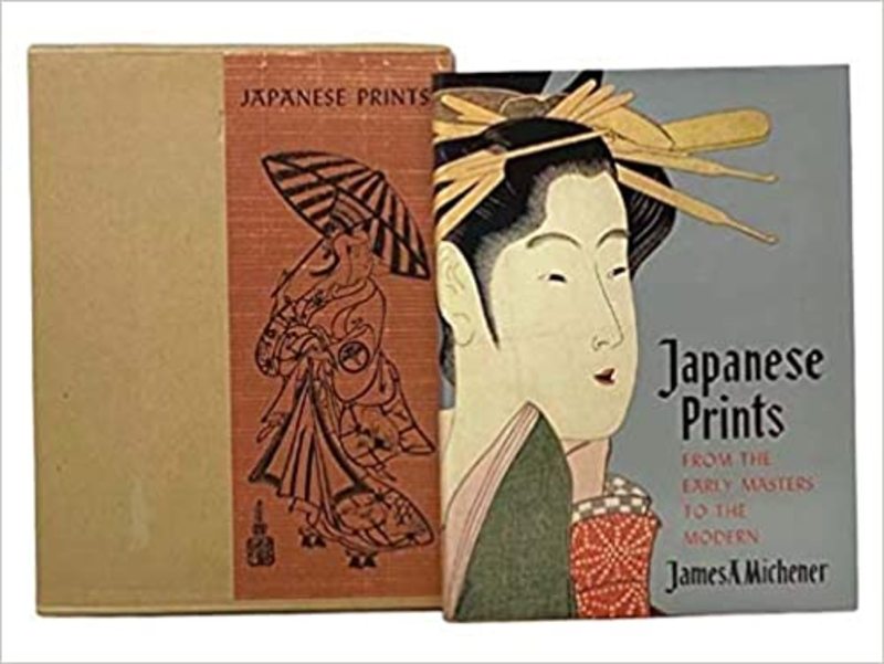 Book cover for "Japanese Prints" by James A. Michener