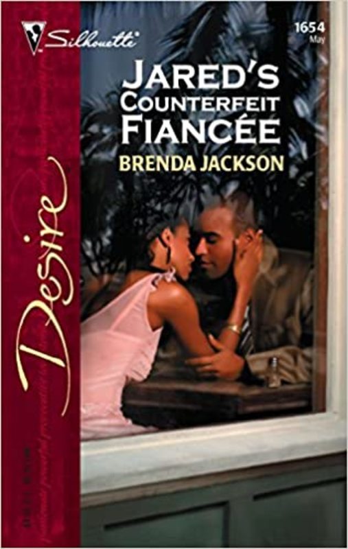 Book cover for "Jared's Counterfeit Fiancee" by Brenda Jackson