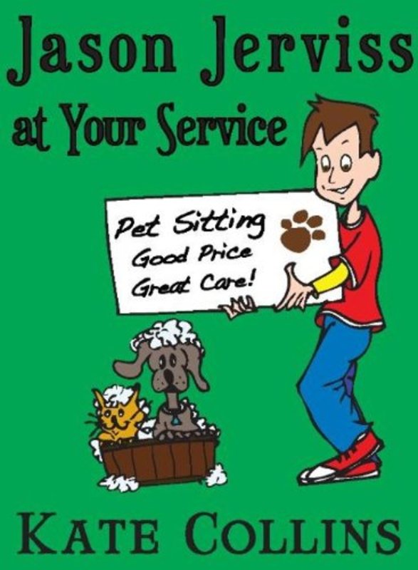 Book cover for "Jason Jerviss at Your Service" by Kate Collins