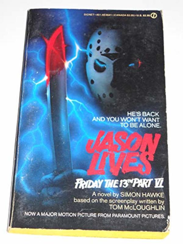 Book cover for "Jason Lives" by Simon Hawke