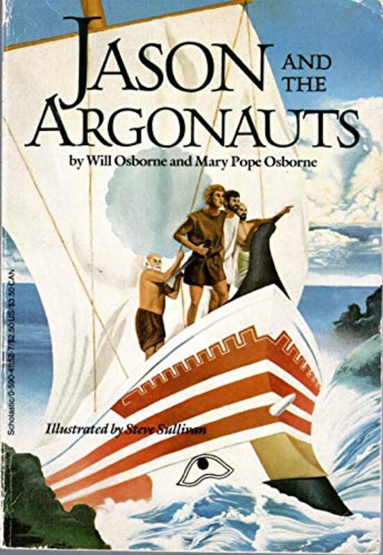 Book cover for "Jason and the Argonauts" by Mary Pope Osborne