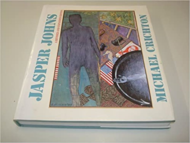 Book cover for "Jasper Johns" by Michael Crichton