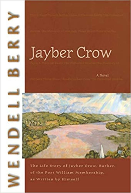 Book cover for "Jayber Crow" by Wendell Berry