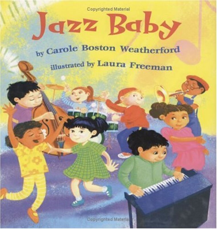 Book cover for "Jazz Baby" by Carole Boston Weatherford