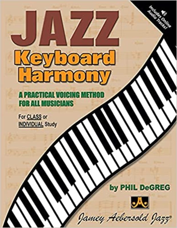 Book cover for "Jazz Keyboard Harmony" by Phil DeGreg