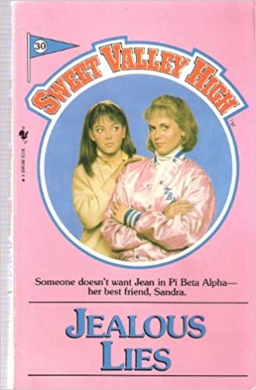 Book cover for "Jealous Lies" by Francine Pascal