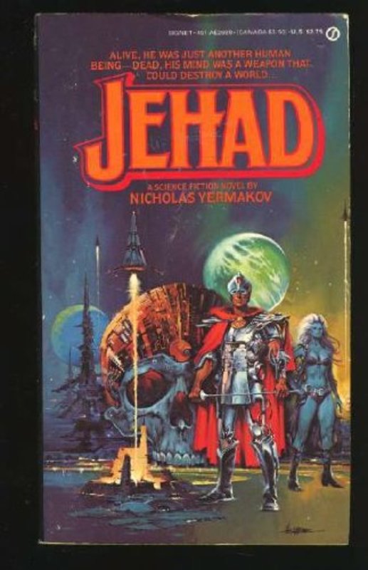 Book cover for "Jehad" by Simon Hawke