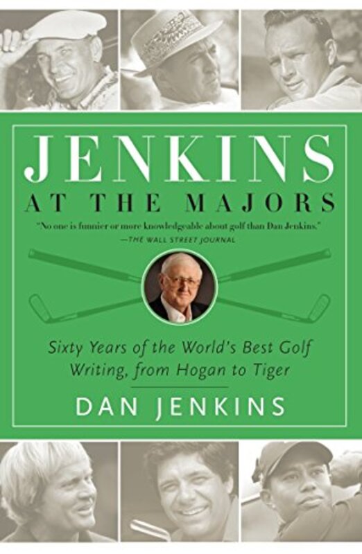 Book cover for "Jenkins at the Majors" by Dan Jenkins