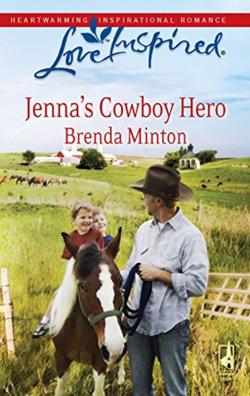 Book cover for "Jenna's Cowboy Hero" by Brenda Minton