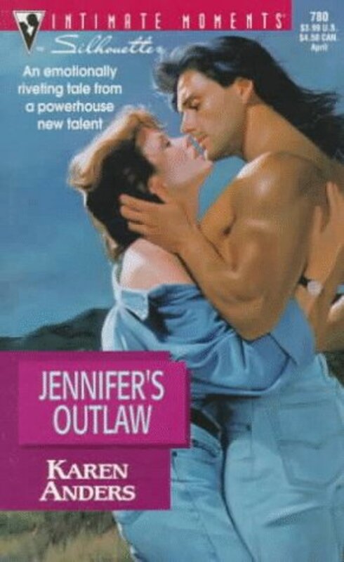 Book cover for "Jennifer's Outlaw" by Karen Anders