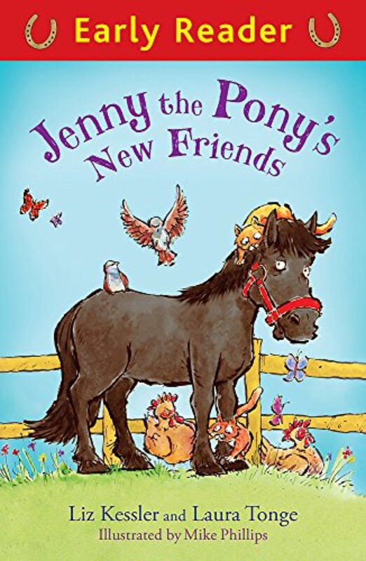 Book cover for "Jenny the Pony's New Friends" by Liz Kessler