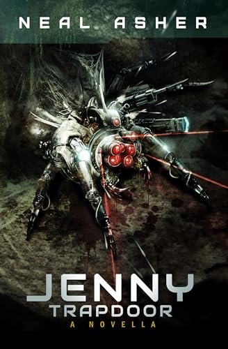 Book cover for "Jenny Trapdoor" by Neal Asher