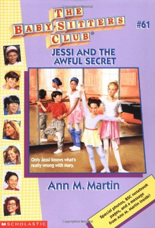 Book cover for "Jessi and the Awful Secret" by Ann M Martin