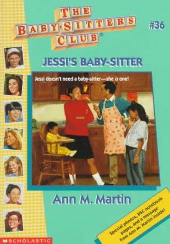 Book cover for "Jessi's Baby-sitter" by Ann M Martin