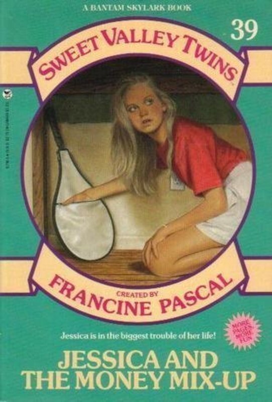 Book cover for "Jessica and the Money Mix-Up" by Francine Pascal