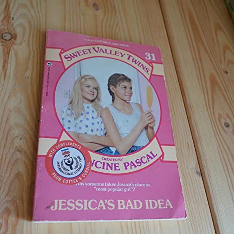 Book cover for "Jessica's Bad Idea" by Francine Pascal