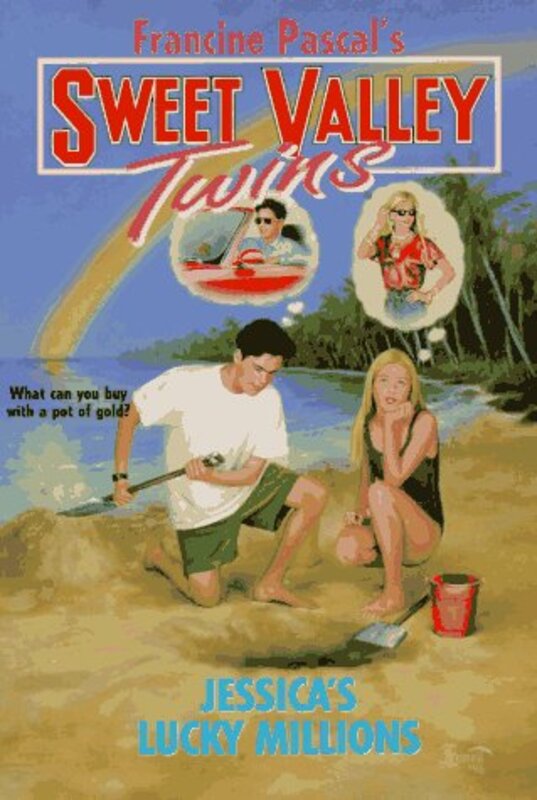 Book cover for "Jessica's Lucky Millions" by Francine Pascal