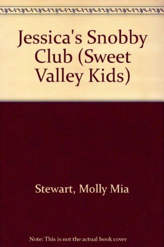 Book cover for "Jessica's Snobby Club" by Francine Pascal