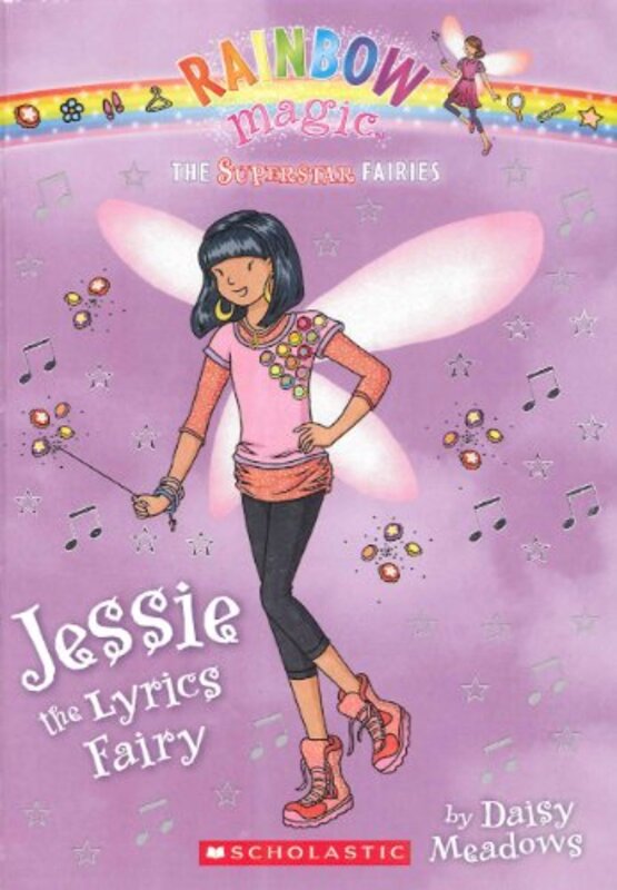 Book cover for "Jessie the Lyrics Fairy" by Daisy Meadows