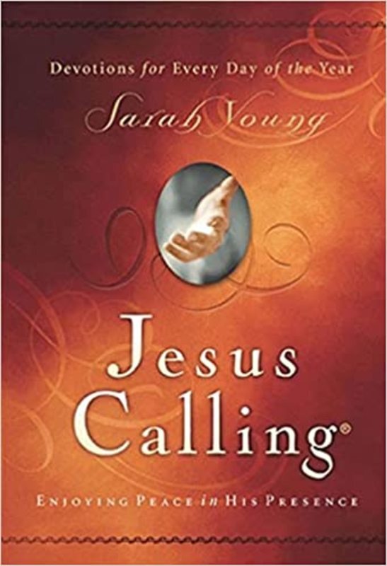 Book cover for "Jesus Calling" by Sarah Young