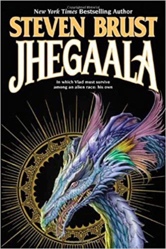 Book cover for "Jhegaala" by Steven Brust