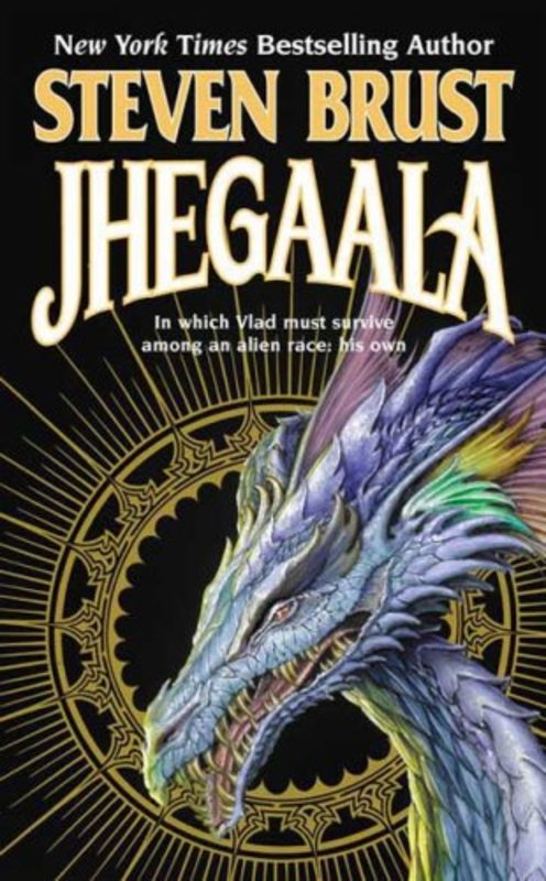 Book cover for "Jhegaala" by Steven Brust