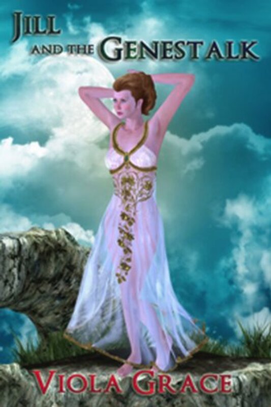 Book cover for "Jill and the Genestalk" by Viola Grace