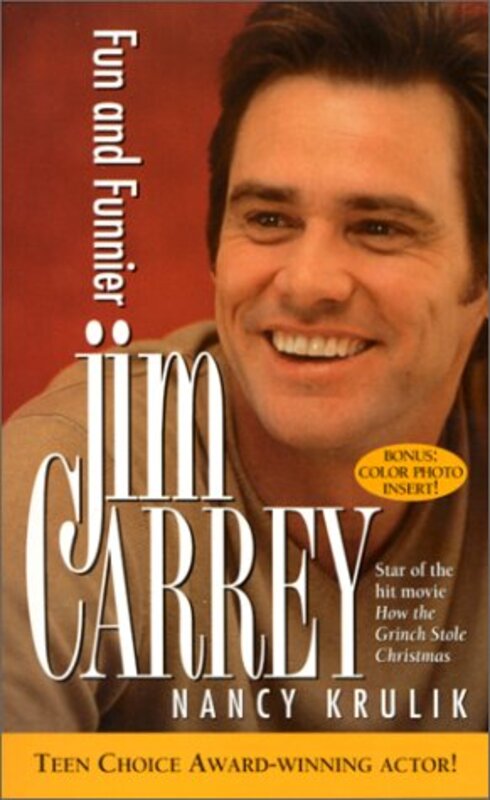 Book cover for "Jim Carrey" by Nancy Krulik
