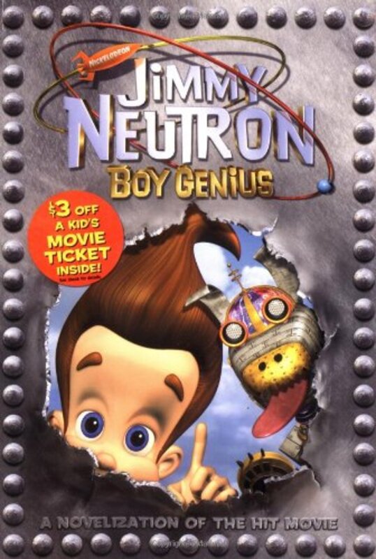 Book cover for "Jimmy Neutron Boy Genius" by Marc Cerasini